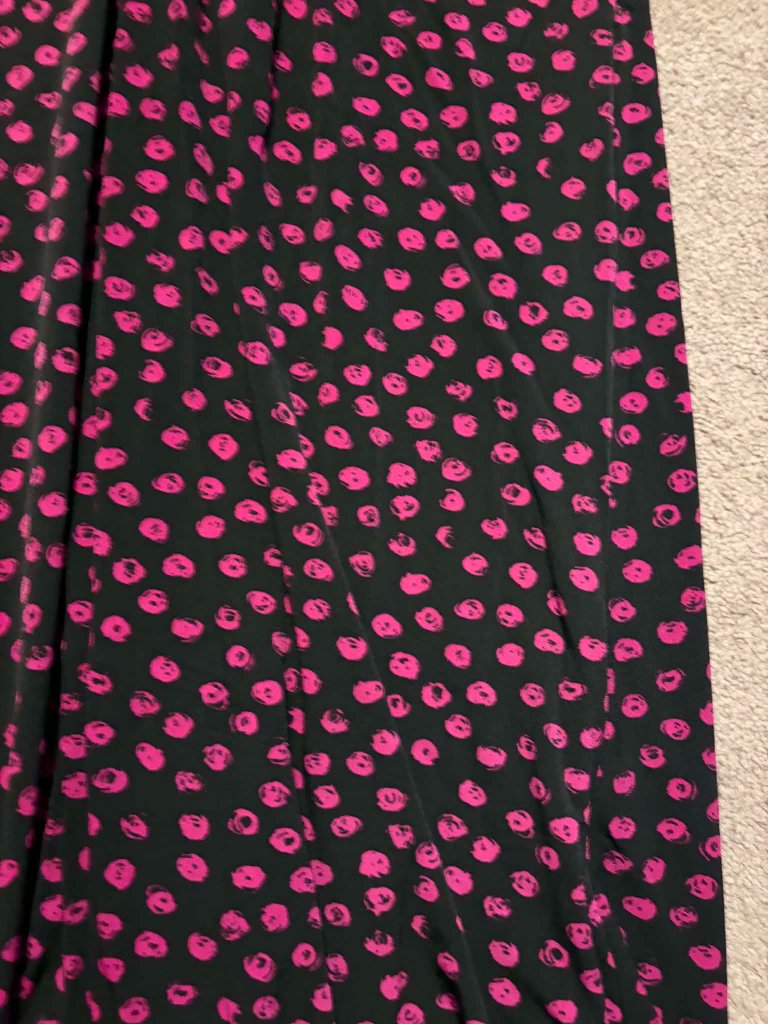 Leota Ny Perfect Wrap Dress Abstract Print Faux Wrap 3/4 Sleeve Career Wear Nwt — image 8 of 8